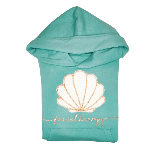 Sweat Coquillage vert