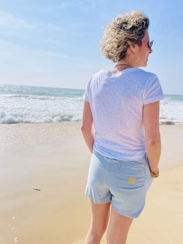 Short Eponge Bleu Ciel – Image 2