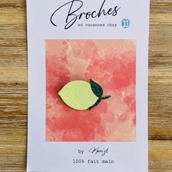 Broche Citron