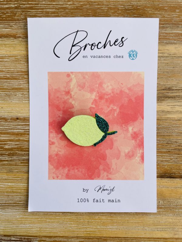 Broche Citron