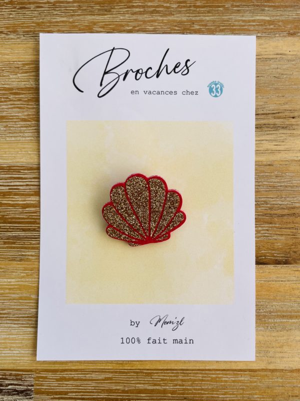 Broche Coquille