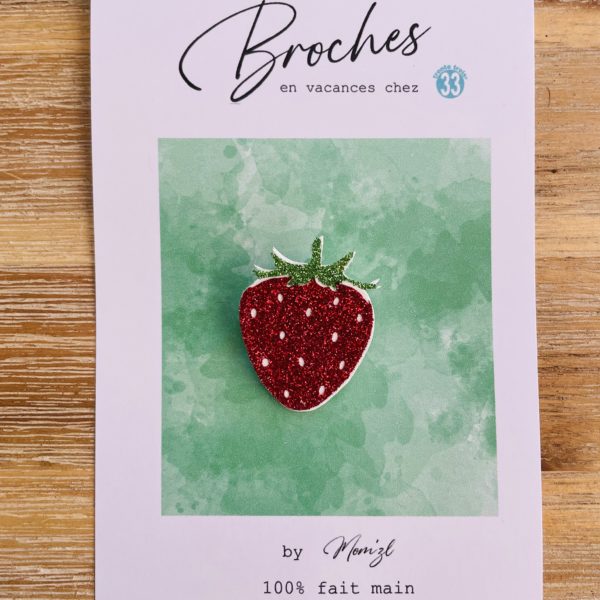 Broche Fraise