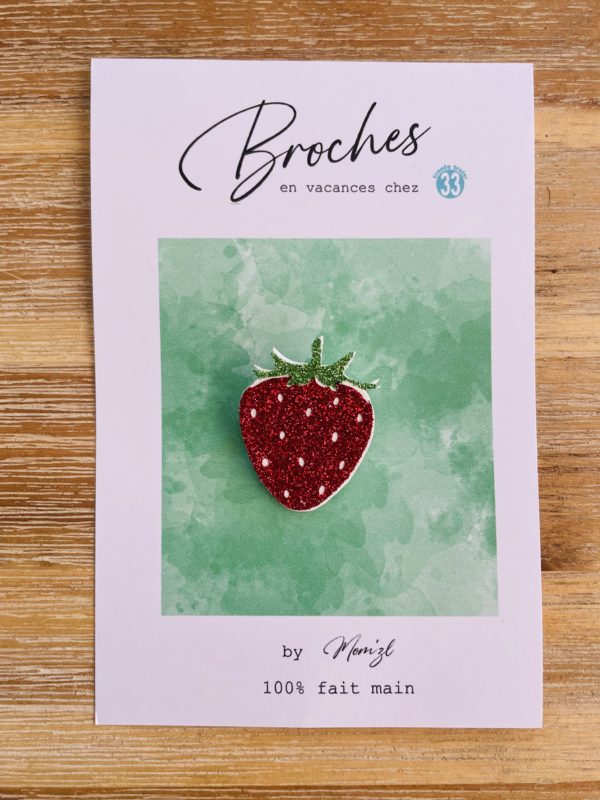 Broche Fraise