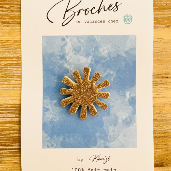 Broche Soleil