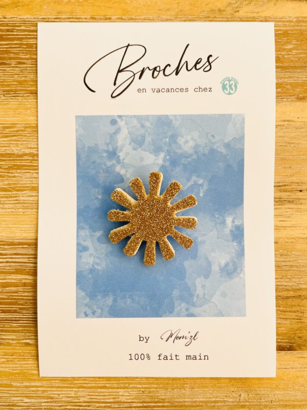 Broche Soleil