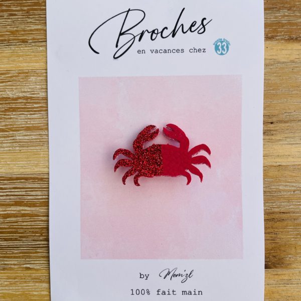 Broche Crabe