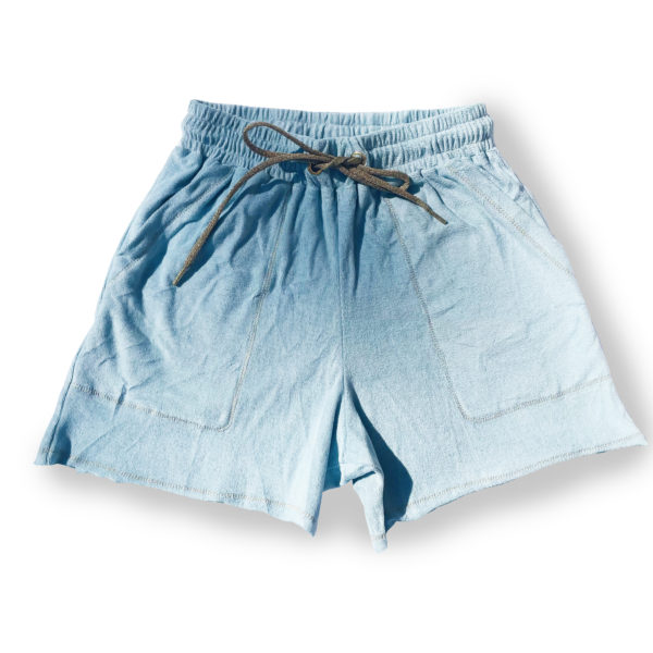 Short Eponge Bleu Ciel