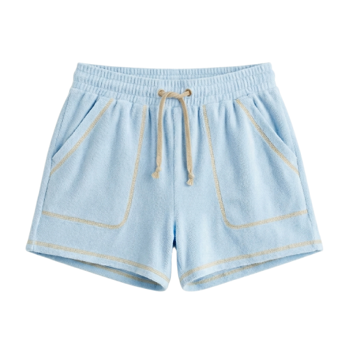 Short Eponge Bleu Ciel