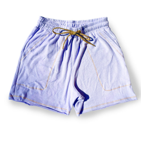 Short Eponge Lilas