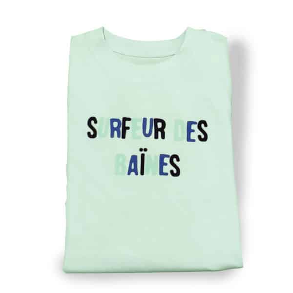 Tee-shirt Surfeur des Baînes