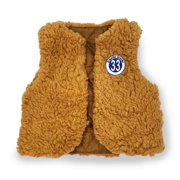 Gilet sherpa Caramel