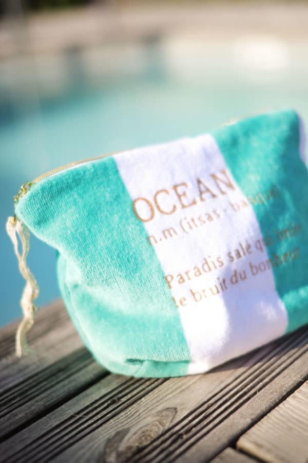 Trousse Éponge Ocean turquoise