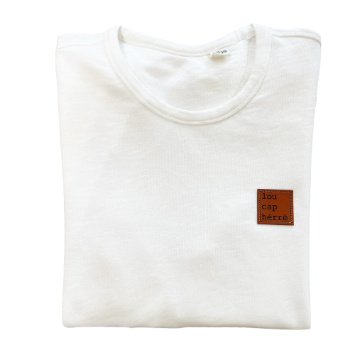 Tee-shirt Lou Cap Hérré French Terry blanc