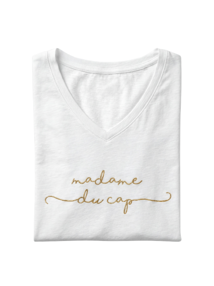 Tee-shirt Madame du Cap blanc
