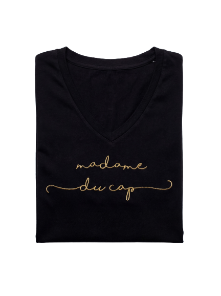 Tee-shirt Madame du Cap noir