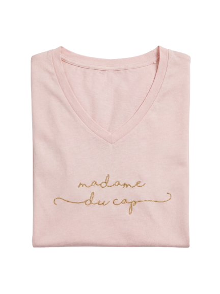 Tee-shirt Madame du Cap rose