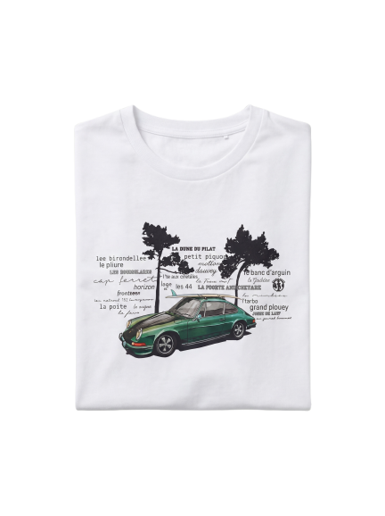 Tee-shirt Porsche blanc