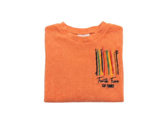 Tee-shirt éponge Surf orange