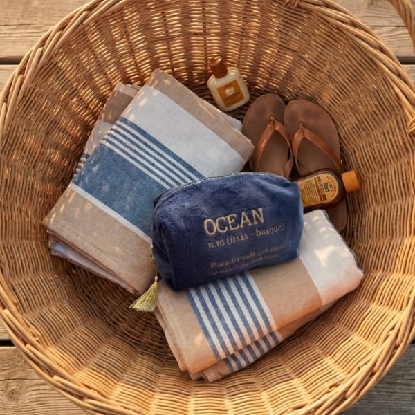 Trousse de toilette éponge Ocean marine