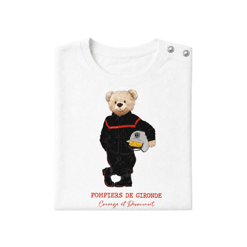 Tee-shirt Pompier bébé