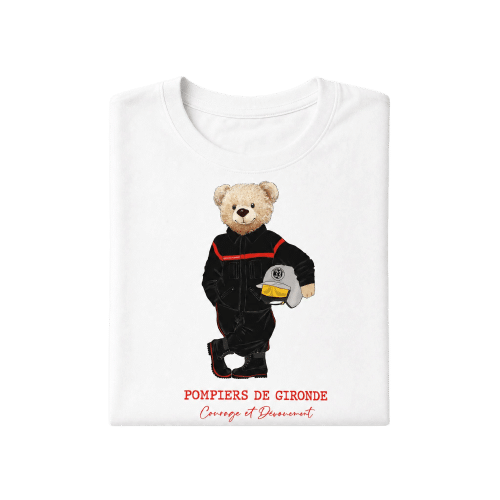 Tee-shirt Pompier femme